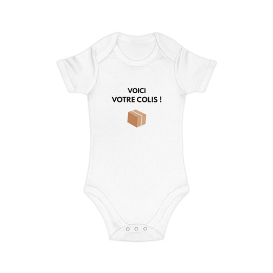 Body jumeaux - Voici votre colis (duo) | Body bébé jumeaux drôle