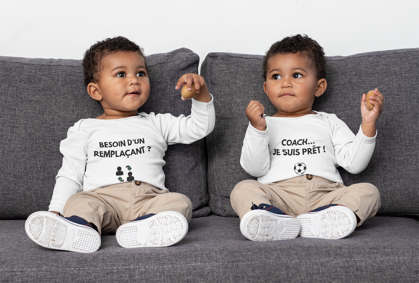 Body jumeaux - Besoin d'un remplaçant (duo) | Body bébé jumeaux drôle