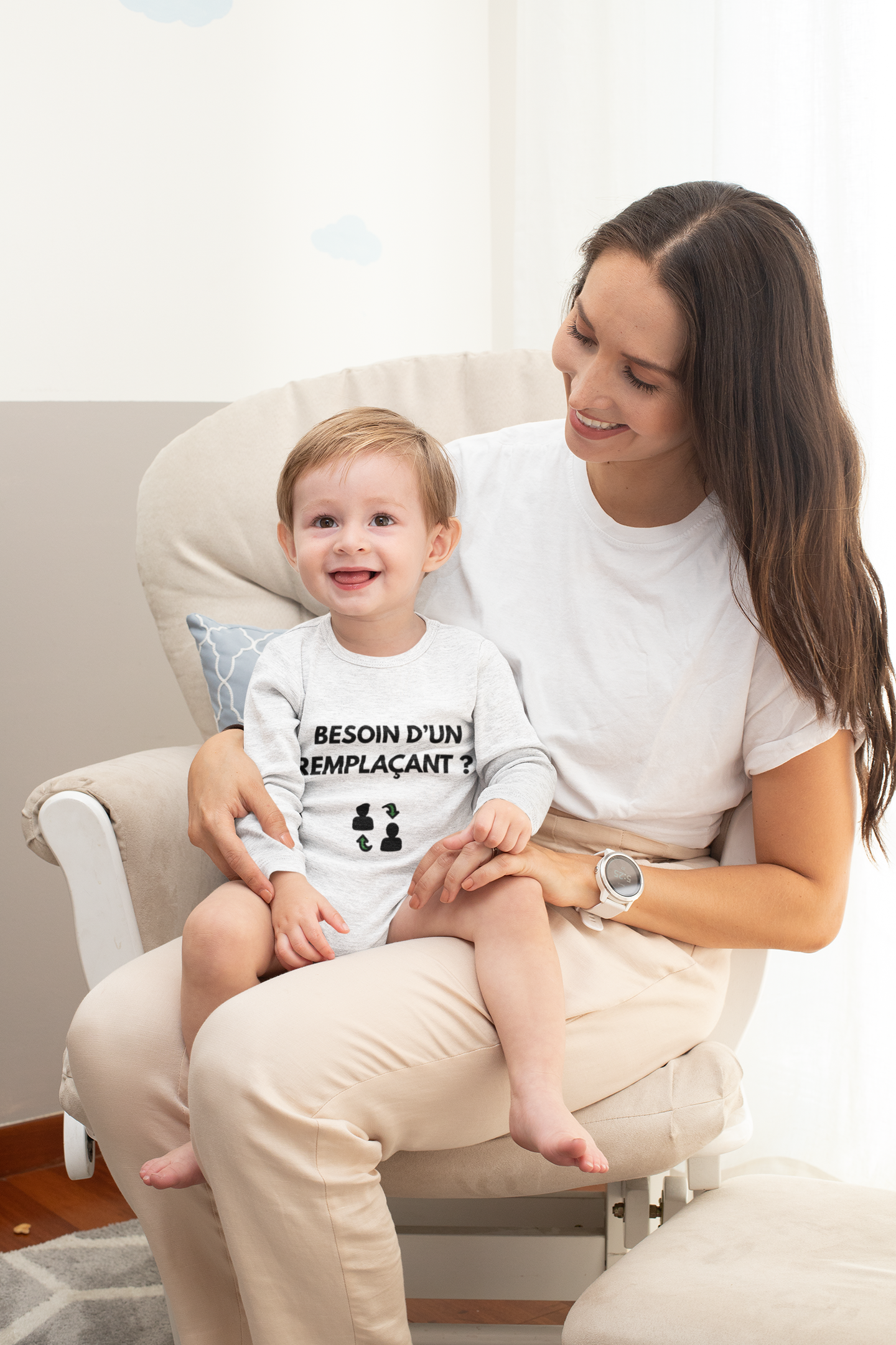 Body jumeaux - Besoin d'un remplaçant (duo) | Body bébé jumeaux drôle